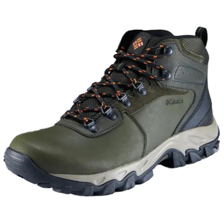 Columbia Newton Ridge Plus 2 Comfortable Versatile Slip-Resistant Wear-Resistant Mid-Top Hiking Shoes Men's Dark Green