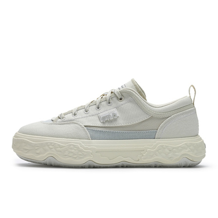 FILA ROCK Sneakers Fashion Versatile Casual Simple Wear-Resistant Low-Top Canvas Shoes Men's Yellow Grey
