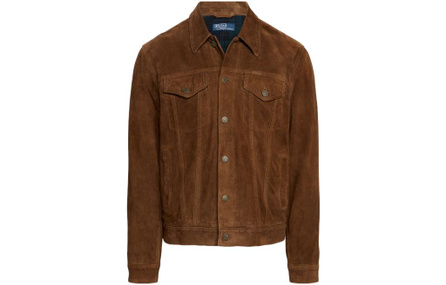 Polo Ralph Lauren FW22 Solid Color Paneled Single-Breasted Long Sleeve Jacket Coat Men's Brown