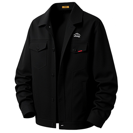 Jeep Classic Design Casual Outdoor Workwear Style Versatile Retro American High Street Quality Minimalist Fashion Comfortable Warm Daily Commute Tough Style Practical Multi-Pocket Loose Long Sleeve Jacket Unisex