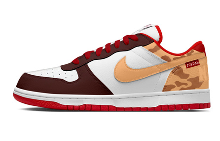 Custom Sneakers Nike Big Horse Year Spring Festival Versatile High Street Breathable Low-Top Skate Shoes Men's