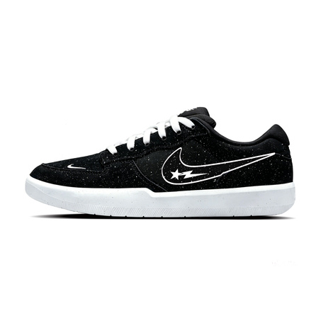 [Custom Sneakers] Nike SB Force 58 Swift Star Leather Textile Special Gift Bag Suede Stardust Texture Minimalist Classic Silhouette Commute Versatile Wear-Resistant Low-Top Skate Shoes Unisex White