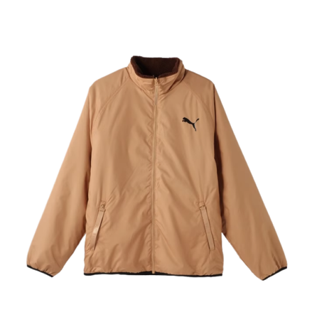 PUMA FW/AW24 Velvet-feel Coat Men's Desert Yellow-Tan