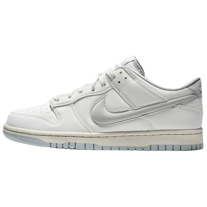 Nike Dunk LOW RETRO PRM Comfortable Fit Low-Top Skate Shoes Men's White