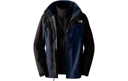 THE NORTH FACE TRICLIMATE Color-Block Waterproof Breathable 3-in-1 Jacket Men's Navy Blue