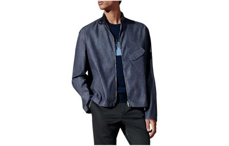 HERMES SS24 Jackets Coats Men's Indigo