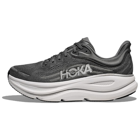 HOKA ONE ONE Bondi 9 Comfortable Sports Anti-Slip Wear-Resistant Breathable Running Shoes Men's Gray