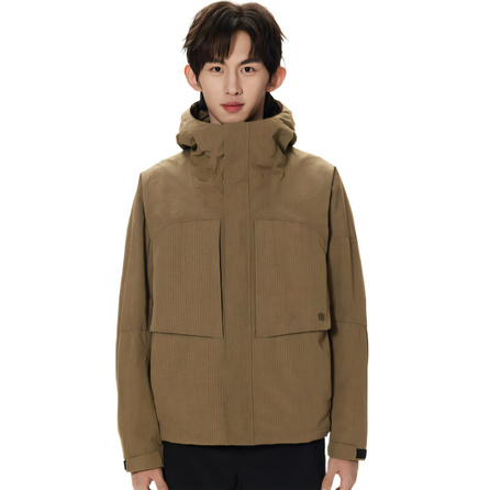 KOLON SPORT Camp Series Casual Fashion Versatile Comfort Jacket Men's Khaki