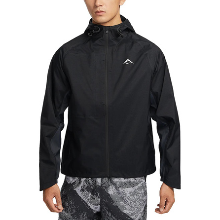 Nike Water Resistant Windproof Breathable Windbreaker Jacket Men's Black/Mountain Peak White