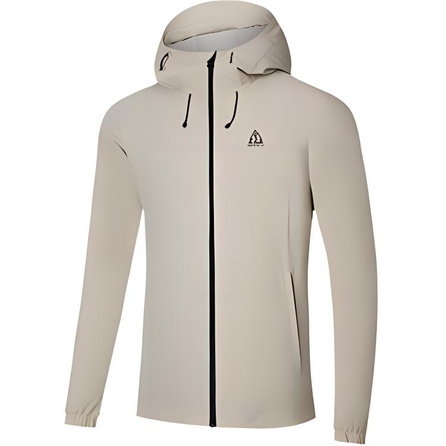 361° Outdoor Series Solid Color Hooded Long Sleeve Windbreaker Unisex Laurel Leaf Gray Green
