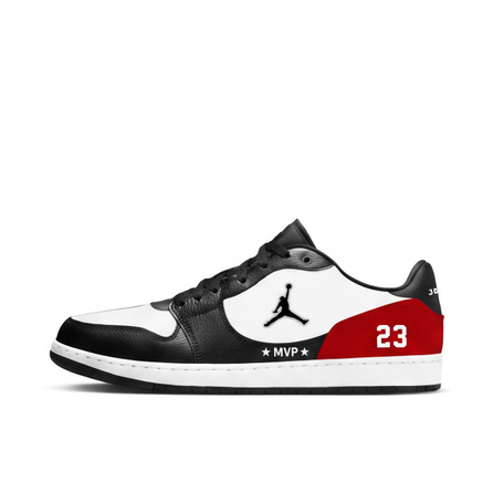[Custom Sneakers] Jordan COURT CONNECT Champion MVP Classic No. 23 Versatile Color-Block Couple Casual Street Trendy Shoes Nostalgia Tribute Student Non-Slip Wear-Resistant Low-Top Skate Shoes Unisex