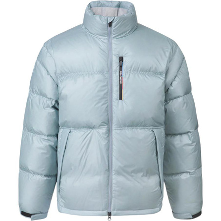 SALOMON Solid Color Zipper Long Sleeve Jacket Coat Men's Light Blue