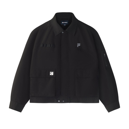 FILA FUSION Jackets Men Jet Black