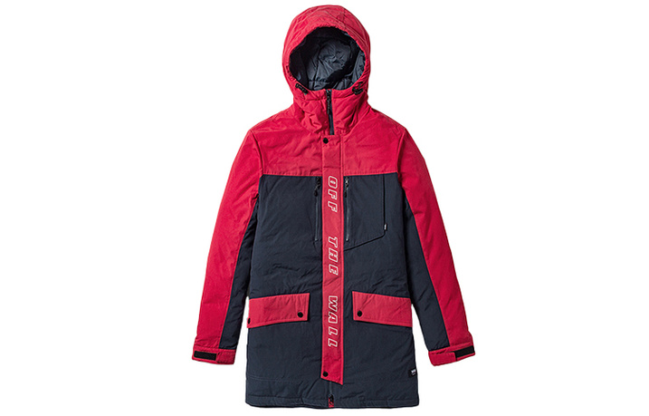 Vans Down Jackets Men Red Blue Multicolor