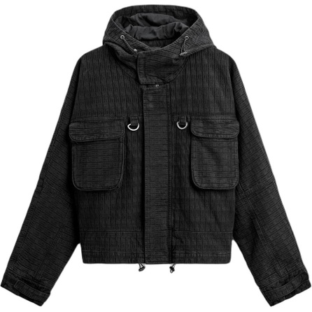 ZARA Denim Jackets Men Black