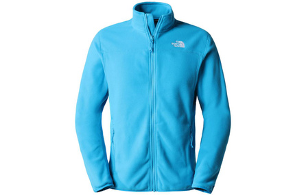 THE NORTH FACE Brand Logo Letter Embroidered Stand Collar Pullover Jacket Men's Turquoise