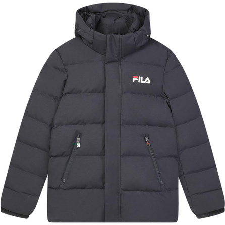 FILA Winter New Down Jacket Sport Short Down Coat Men's Legend Blue
