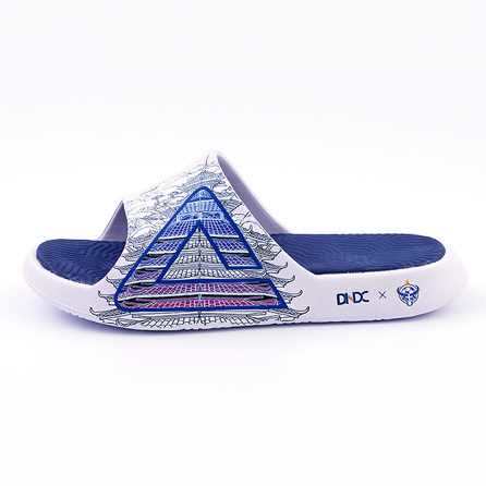 PEAK Slide Slippers Unisex White Blue