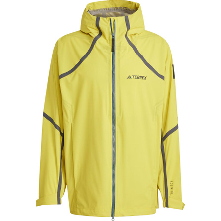 adidas x National Geographic Collaboration NG R.R HD JKT Men's Logo Hooded Hiking Waterproof Windproof Breathable Water-Resistant Jacket Yellow