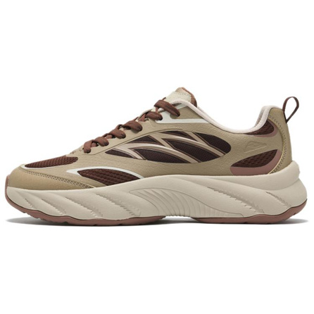 ERKE Sports Comfortable Fashion Trendy Thick Sole Height Increasing Vintage Lightweight Versatile Cushioning Wear-Resistant Wrap-Around Rebound Casual Training City Commute Low-Top Dad Shoes Men's Black Chocolate Brown Walnut Coffee