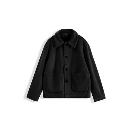 I'm David Japanese Wool Blend Retro Literary Style Warm Thick Casual Outerwear Jacket Unisex