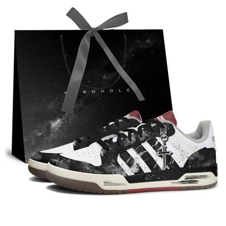 Custom adidas neo Entrap Ink Shadow Synthetic Leather Gift Bag Street Personality Trendy Retro Classic Fashion Versatile Balanced Wear-Resistant Anti-Slip Low-Top Skate Shoes Men's Black