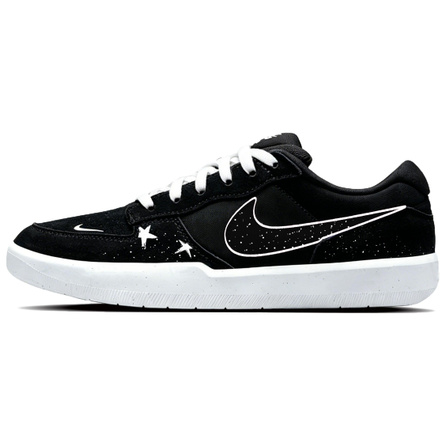 [Custom Sneakers] Nike SB Force 58 Starfall Leather Fabric Special Gift Bag Suede Starlit Sky Texture Minimalist Classic Silhouette Commute Versatile Wear-Resistant Low-Top Skate Shoes Unisex White
