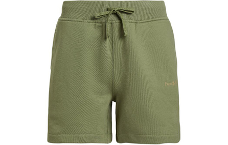 Polo Ralph Lauren SS24 Solid Color Mid-Rise Loose Drawstring Casual Shorts Men's Tree Green