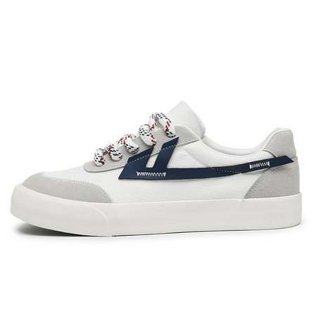 Warrior Simple Retro Casual Classic Fashion Trendy Versatile Comfortable Youth Campus Style Niche Design Color-Blocking Sport Canvas German Trainer Wear-Resistant Lightweight Breathable Anti-Slip Low-Top Skate Shoes Men's