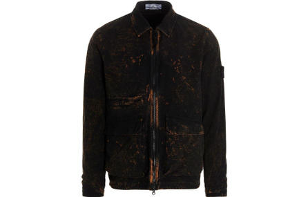STONE ISLAND SS22 Jackets Coats Fall Men's Black