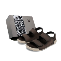 Playboy Vintage Distressed Hong Kong Style Classic Light Luxury Premium Daily Lazy Commute Slip-On Stream Trekking Wading Driving Wearable Minimalist Fashion Comfortable Versatile Light Bounce Step-On-Feces-Feel Soft Sole Non-Slip Wear-Resistant Beach San Коричневый [Версия в подарочной упаковке]