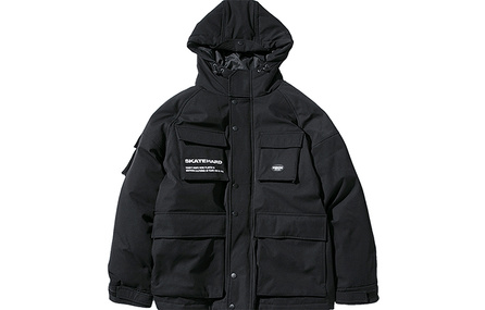 Vision Street Wear Down Jackets Unisex Black