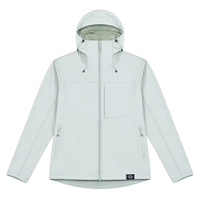 Dickies Mountain Outdoor Sports Cycling Hiking Mountaineering Camping Solid Color Comfortable Breathable Casual Loose Versatile City Functional Windproof Water-Repellent Long Sleeve Hooded Windbreaker Unisex Зеленое ледяное озеро