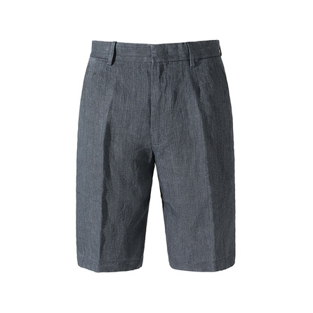 Zegna SS24 Casual Shorts Men's Black Gray Color