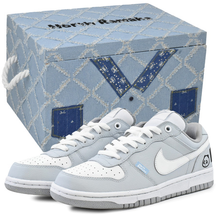 [Custom Sneakers] Nike Big Cloud Dumpling Gift Box Low Saturation Versatile Casual Daily Commute Couple Minimalist Non-Slip Low-Top Skate Shoes Men's