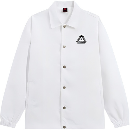 Peak Basketball Culture Series Sports Casual Simple Collar Loose Jacket Coat Men's Off-White