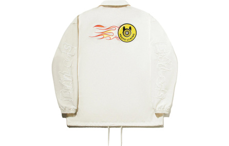LI-NING x OG SLICK Collaboration Back Print Loose Casual Jacket Unisex Off-White