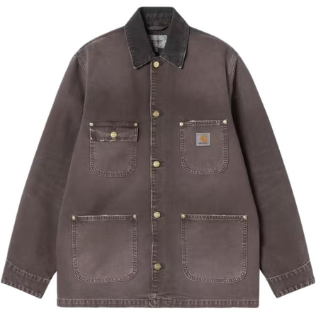 Carhartt WIP SS26 OG Chore Coat Woven Label Square Tag Comfortable Loose Work Jacket Unisex