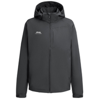 Jeep Mountain Outdoor Lightweight Sports Hiking Windproof Water-Repellent Composite Warm Fleece-Lined Pockets Coat Splicing 3D Cut Wear-Resistant Basic Commute Versatile Comfortable Breathable Slimming Detachable Hooded Jacket Unisex темно-серый