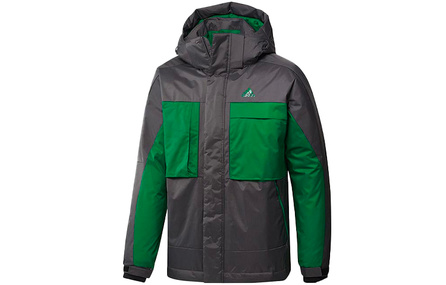 Adidas Down Jackets Men Black Green
