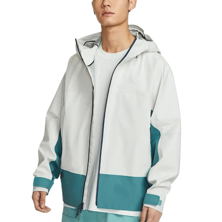 Nike ACG STORM-FIT ADV GORE-TEX 3 Loose Hard Shell Hooded SS25 Business/Casual Lifestyle Waterproof Windproof Breathable Jacket Unisex Phantom Gray White/Smoke Blue/Summit White