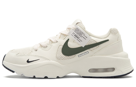 Custom Sneakers Nike Air Max Fusion Pink Cloud D Minimalist Versatile Couple American Street Low-Top Running Shoes Men's Green Beige White