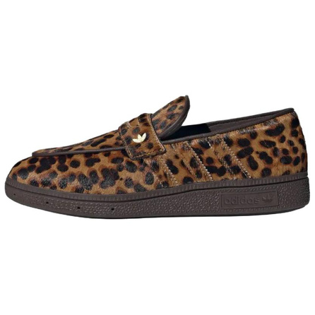 adidas Originals HANDBALL SPEZIAL Comfortable Fit Loafers Unisex Leopard Print Brown