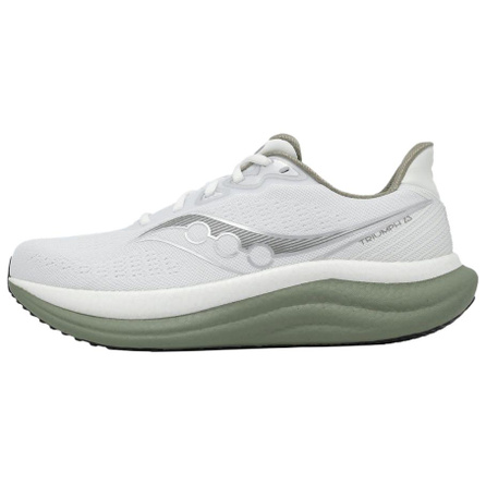 Saucony Triumph 23 Comfort Versatile Casual Running Shoes Men's White