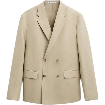 ZARA Business Suits Men Beige