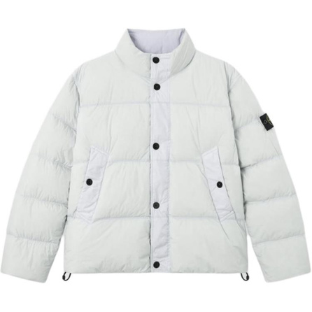 STONE ISLAND SS26 Spring/Summer Pleated Texture Drawstring Hem Stand Collar Down Jacket Unisex