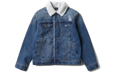 MLB Los Angeles Dodgers Denim Jackets Unisex Blue