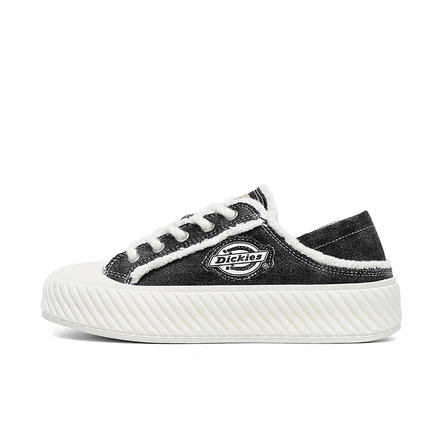 Dickies 100th Anniversary Abrasion Resistant, Breathable, Lightweight Low Top Canvas Shoes Unisex Mist Black