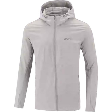 361° Sport Casual Simple Solid Color Hooded Windbreaker Men's Pistachio Green