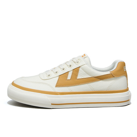 Warrior Unisex Chinese Trend Retro Minimalist Niche Dopamine Color Palette Casual Student Versatile Petite Platform Not Tiring Wear-Resistant Breathable Height-Increasing Low-Top Canvas Shoes